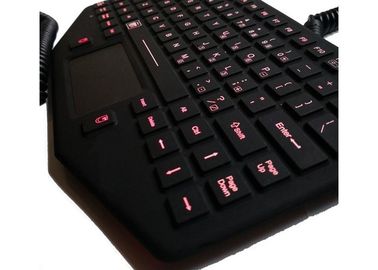 Kırmızı Arkadan Aydınlatmalı Taşınabilir PC Klavye Sıcak Anahtar Mobil Araç Ofis yüksek Parlaklık Için