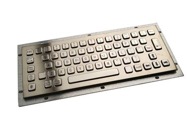 USB Sağlam Metal Taşınabilir PC Klavye Panel Montajı 64 Arap Tuşları / EMC PS2