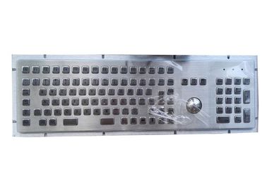 Endüstriyel Trackball / Sayısal Tuş Takımlı 107 Tuşlu USB Metal Bilgisayar Klavyesi